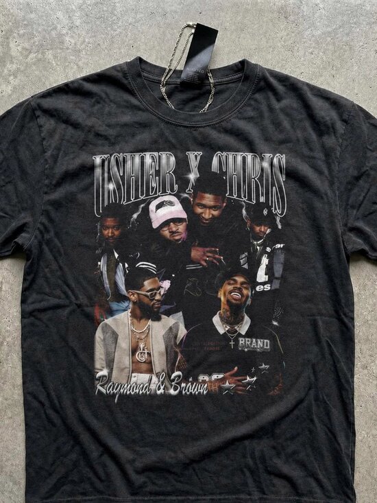 Gildan Other - Chris Brown Usher RB Tour 2026 REPRINT T-Shirt